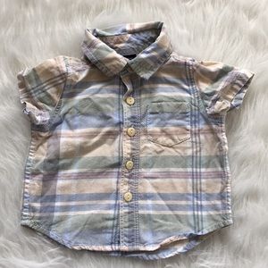 Infant boy button down  shirt size 3-6 months